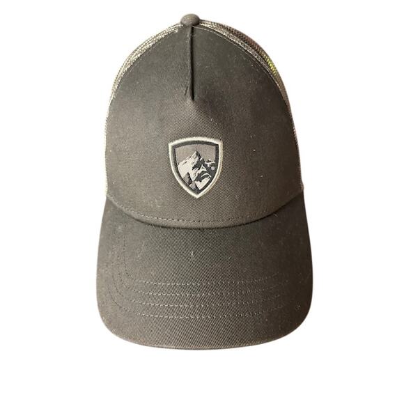 Kuhl's Trucker Hat gray w mountain logo white mesh dad cap adjustable hiking - Picture 1 of 6
